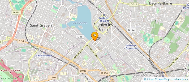 localisation de l'entreprise MONSIEUR XAVIER CARON à ENGHIEN-LES-BAINS