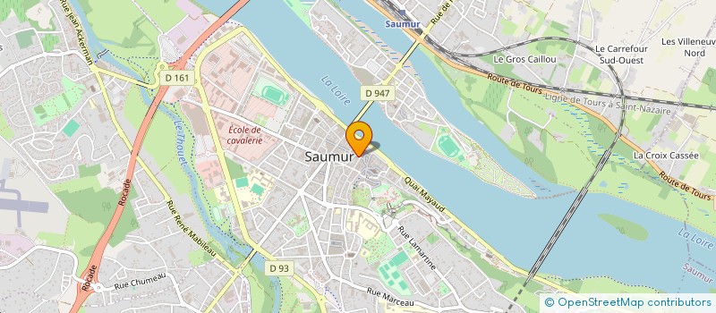localisation de l'entreprise MONSIEUR XAVIER CARRIOU à SAUMUR