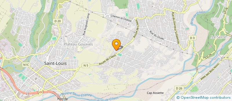 localisation de l'entreprise MONSIEUR XAVIER CARRON  SAINT-LOUIS