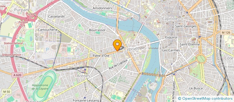 localisation de l'entreprise MONSIEUR XAVIER CARUANA-DINGLI  TOULOUSE