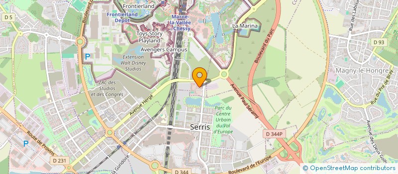 localisation de l'entreprise MONSIEUR XAVIER CARVAJAL GUERRERO  MAGNY-LE-HONGRE