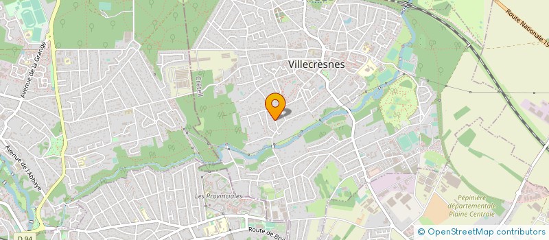 localisation de l'entreprise MONSIEUR XAVIER CASANOVA  VILLECRESNES