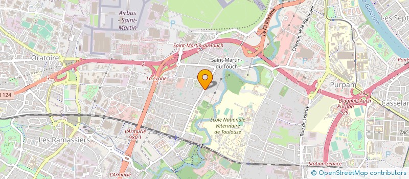 localisation de l'entreprise MONSIEUR XAVIER CASTILLO à TOULOUSE