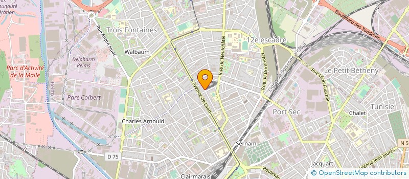 localisation de l'entreprise MONSIEUR XAVIER CASTRO  REIMS