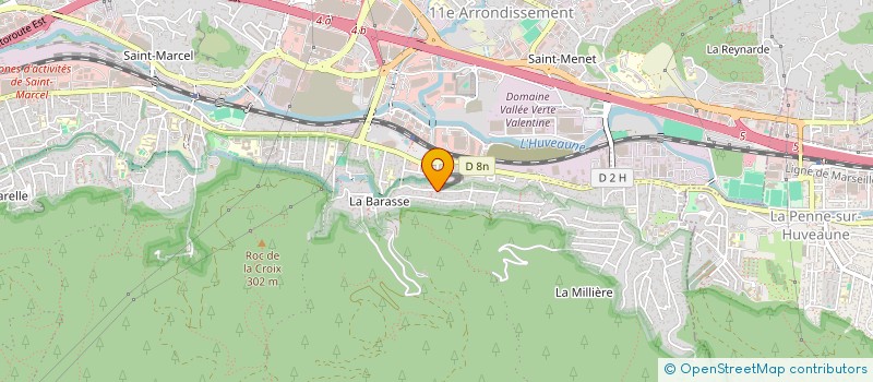 localisation de l'entreprise MONSIEUR XAVIER CAUBIT à MARSEILLE