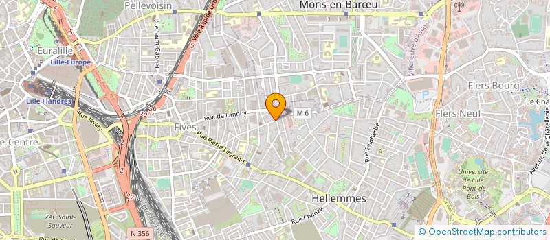 localisation de l'entreprise MONSIEUR XAVIER CAUCHY à LILLE