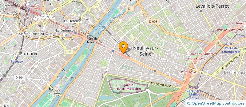 localisation de l'entreprise MONSIEUR XAVIER CECHMAN  NEUILLY-SUR-SEINE