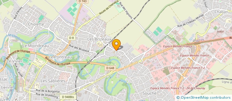 localisation de l'entreprise MONSIEUR XAVIER CEJCHAN à NIORT