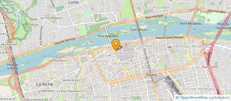 localisation de l'entreprise MONSIEUR XAVIER CELANIE à TOURS