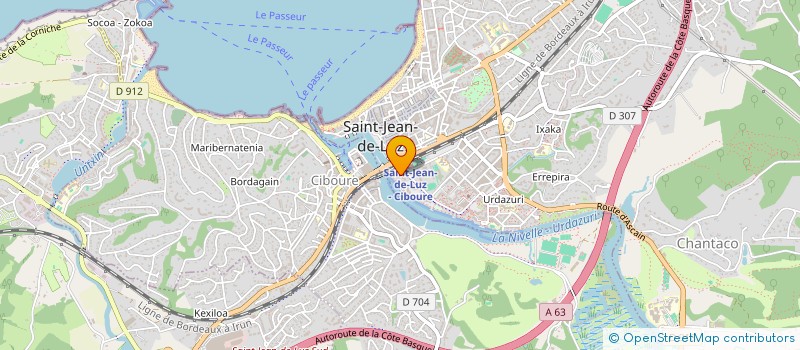 localisation de l'entreprise MONSIEUR XAVIER CHABAGNO à SAINT-JEAN-DE-LUZ