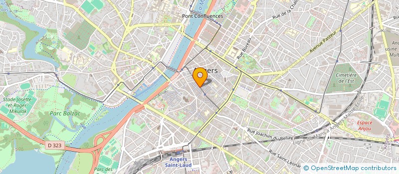 localisation de l'entreprise MONSIEUR XAVIER CHADAL à ANGERS
