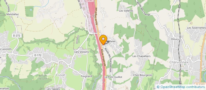 localisation de l'entreprise MONSIEUR XAVIER CHALUMOT à FILLIERE