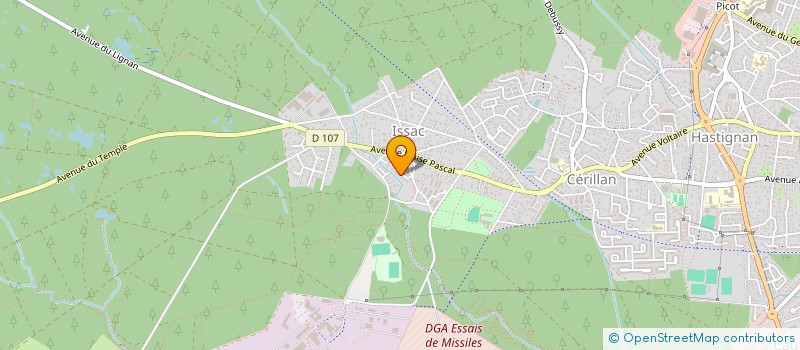 localisation de l'entreprise MONSIEUR XAVIER CHAMARTY  SAINT-MEDARD-EN-JALLES