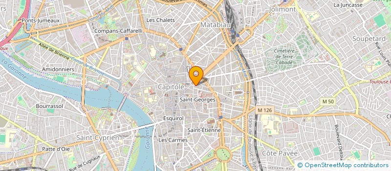 localisation de l'entreprise MONSIEUR XAVIER CHAMBELANT  TOULOUSE