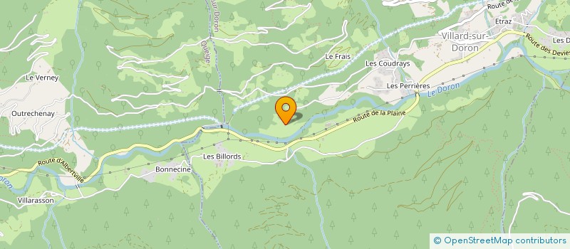 localisation de l'entreprise MONSIEUR XAVIER CHAMIOT-CLERC  VILLARD-SUR-DORON