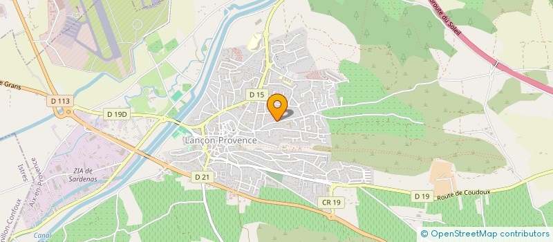 localisation de l'entreprise MONSIEUR XAVIER CHAMON  LANCON-PROVENCE