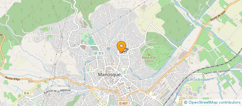 localisation de l'entreprise MONSIEUR XAVIER CHANETZ à MANOSQUE