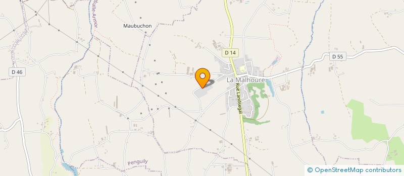 localisation de l'entreprise MONSIEUR XAVIER CHARLET  LA MALHOURE