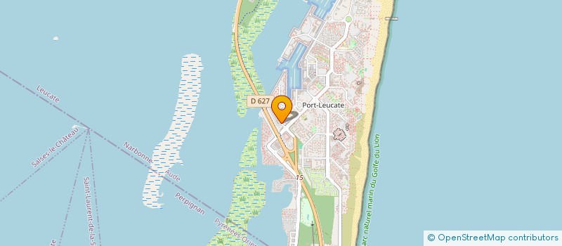 localisation de l'entreprise MONSIEUR XAVIER CHARROIS  LEUCATE