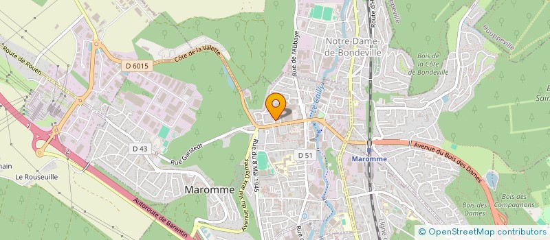 localisation de l'entreprise MONSIEUR XAVIER CHATEL  MAROMME