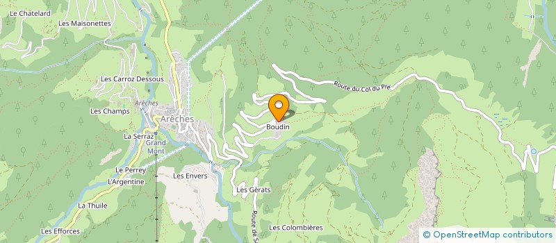 localisation de l'entreprise MONSIEUR XAVIER CHAUCHAIX à BEAUFORT