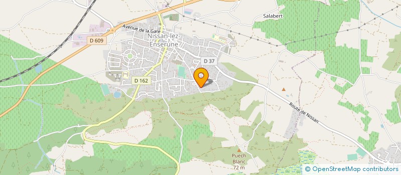localisation de l'entreprise MONSIEUR XAVIER CHAUSSON  NISSAN-LEZ-ENSERUNE
