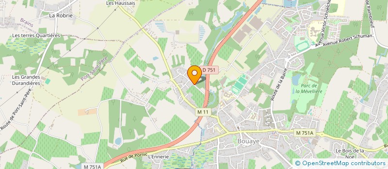 localisation de l'entreprise MONSIEUR XAVIER CHAUVET  SAINT-LEGER-LES-VIGNES