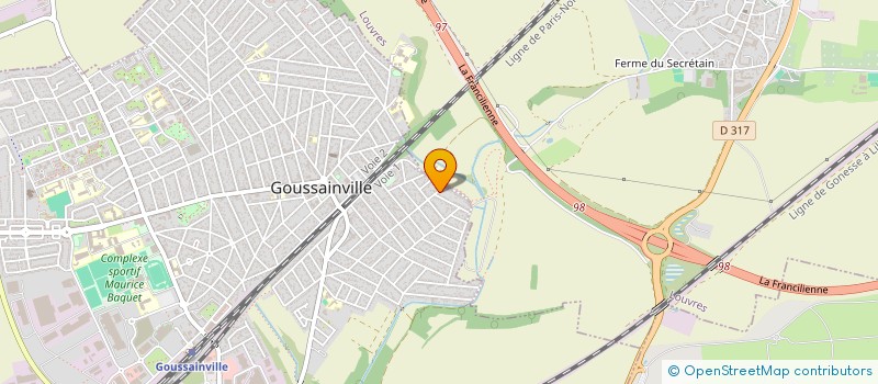 localisation de l'entreprise MONSIEUR XAVIER CHENE à GOUSSAINVILLE