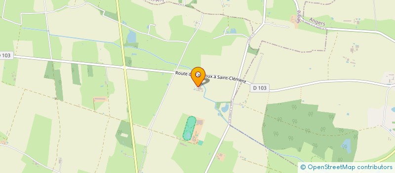 localisation de l'entreprise MONSIEUR XAVIER CHEREAU à BECON-LES-GRANITS