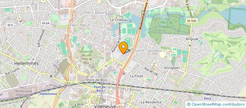 localisation de l'entreprise MONSIEUR XAVIER CHERGUI  VILLENEUVE D ASCQ