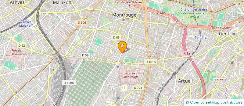 localisation de l'entreprise MONSIEUR XAVIER CHEVALLIER à MONTROUGE
