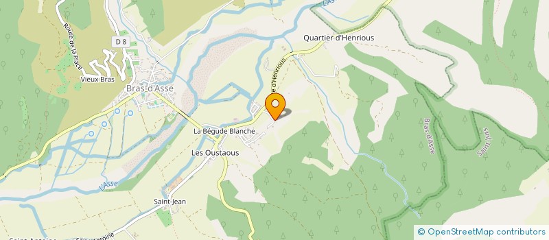 localisation de l'entreprise MONSIEUR XAVIER CHEYROUX  BRAS-D'ASSE