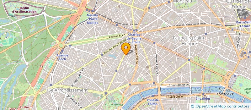 localisation de l'entreprise MONSIEUR XAVIER CHOURAQUI  PARIS