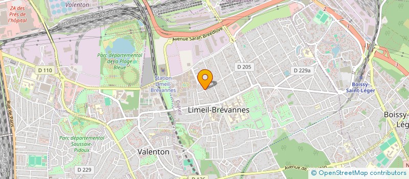 localisation de l'entreprise MONSIEUR XAVIER CHRETIEN à LIMEIL-BREVANNES