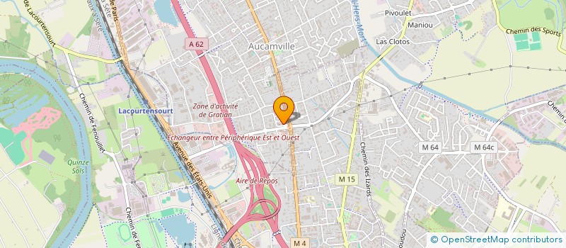 localisation de l'entreprise MONSIEUR XAVIER CLAVAIROLLES à AUCAMVILLE