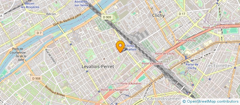 localisation de l'entreprise MONSIEUR XAVIER COHEN à LEVALLOIS-PERRET