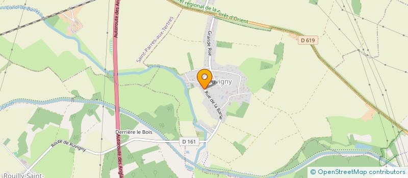 localisation de l'entreprise MONSIEUR XAVIER COLLINET  ROUILLY-SAINT-LOUP