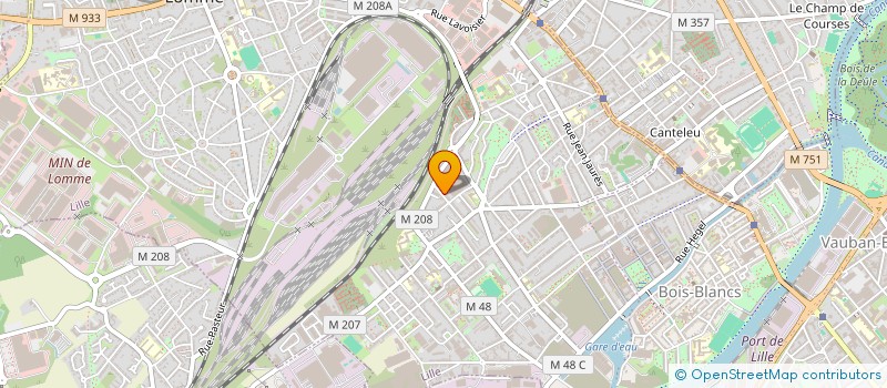 localisation de l'entreprise MONSIEUR XAVIER COLMART à LILLE