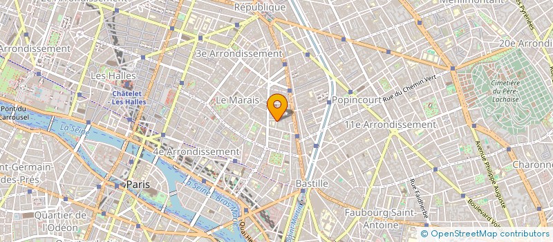 localisation de l'entreprise MONSIEUR XAVIER COLON  PARIS