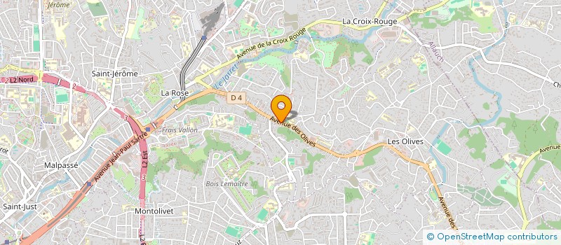 localisation de l'entreprise MONSIEUR XAVIER COMTE  MARSEILLE