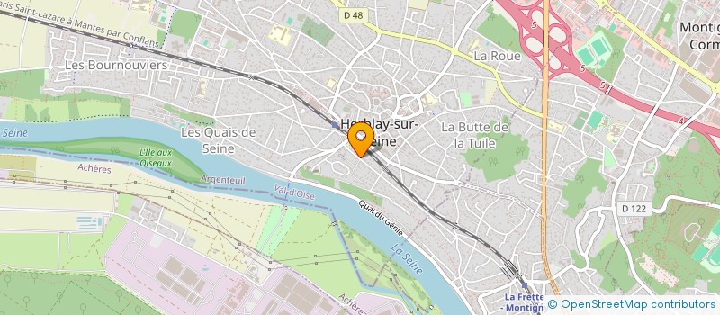 localisation de l'entreprise MONSIEUR XAVIER CONROUX  HERBLAY-SUR-SEINE