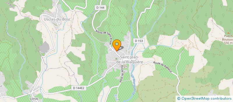 localisation de l'entreprise MONSIEUR XAVIER CONSOLIN  SAINT-JEAN-DE-LA-BLAQUIERE