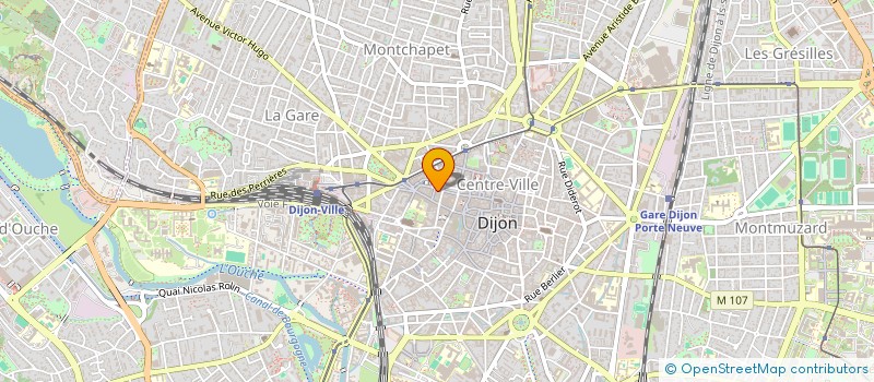 localisation de l'entreprise MONSIEUR XAVIER COPIN à DIJON