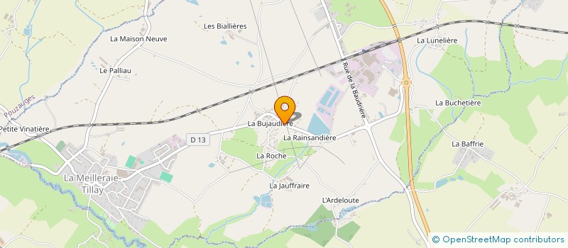 localisation de l'entreprise MONSIEUR XAVIER COPLO  LA MEILLERAIE-TILLAY