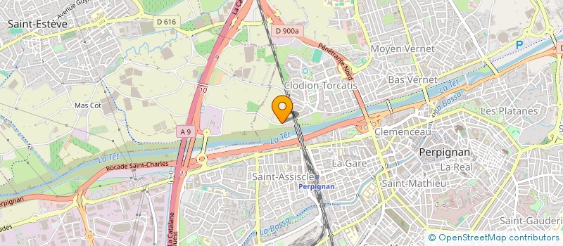 localisation de l'entreprise MONSIEUR XAVIER CORCINOS  PERPIGNAN