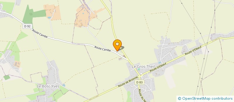 localisation de l'entreprise MONSIEUR XAVIER CORDEAU à LES MONTS DU ROUMOIS