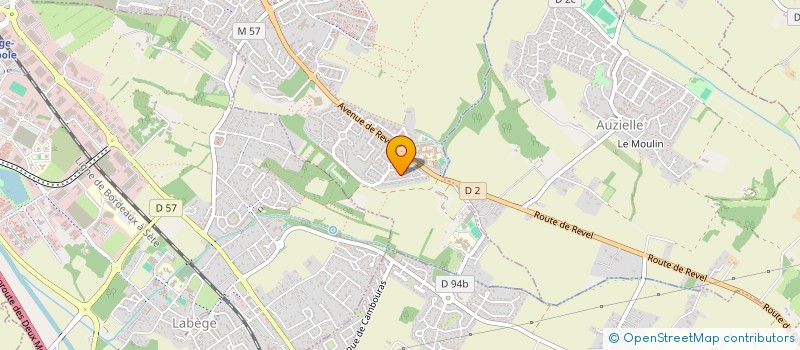 localisation de l'entreprise MONSIEUR XAVIER COUFFIGNAL  BELBERAUD