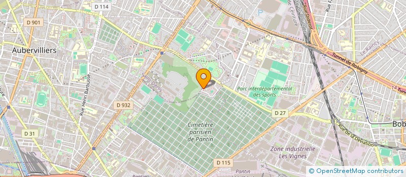 localisation de l'entreprise MONSIEUR XAVIER COUHAULT  PANTIN