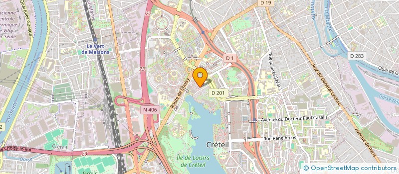 localisation de l'entreprise MONSIEUR XAVIER COULON  CRETEIL