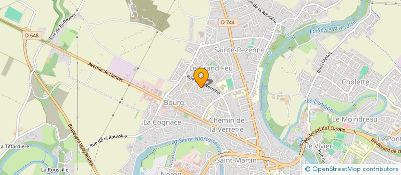 localisation de l'entreprise MONSIEUR XAVIER COUSIN à NIORT